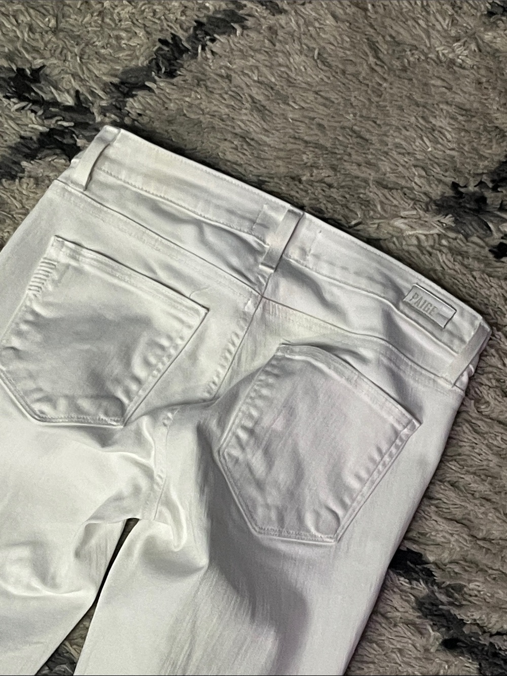 PAIGE Verdugo Ultra Skinny White Jeans Size 27 NWOT - Picture 8 of 11